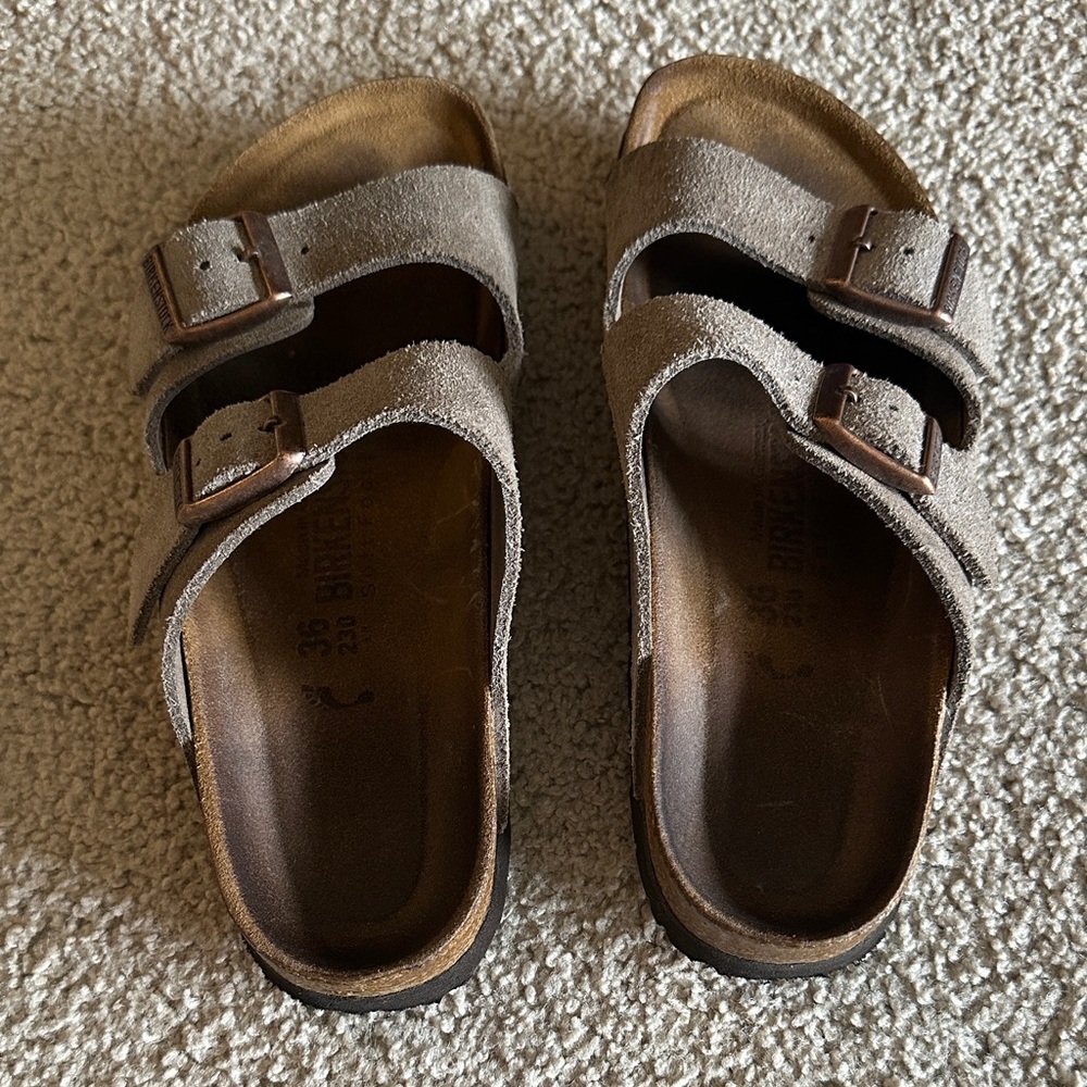 Birkenstock Kids Tan Sandals - Picture 7 of 12